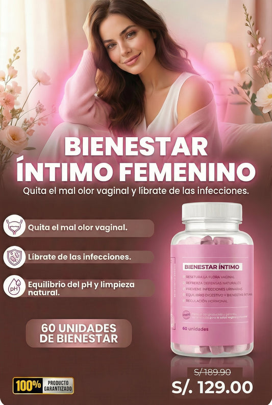 BIENESTAR INTIMO FEMENINO, QUITA EL MAL OLOR VAGINAL